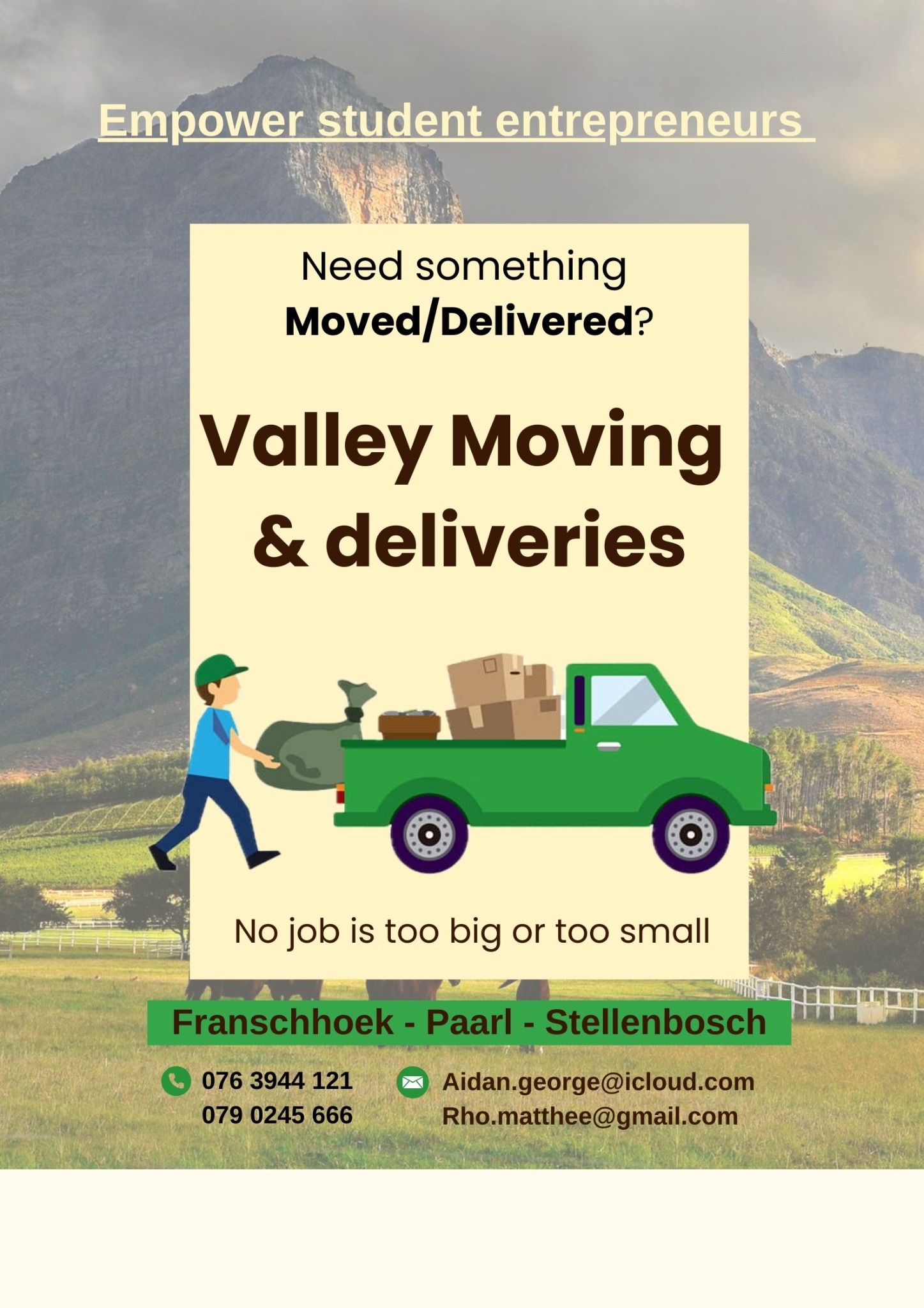 Valley Moving poster